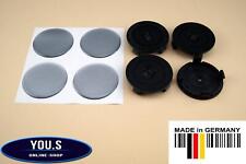 4 Nabenkappen mit silbernen