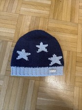 Camp David, SOCCX, Strickmütze schwarz mit Glitzersternen