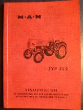 MAN Schlepper 2 L 2 Ersatzteilliste