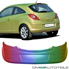 Opel Corsa D Stoßstange hinten LACKIERT ohne PDC nur für 3-türer ab 2006-2014