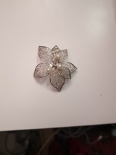 Jugendstil Brosche Filigran