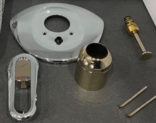 Hansa Ronda Hansaronda Fertigset in Chrom-Edelmessing , Wannenarmatur ,Rarität