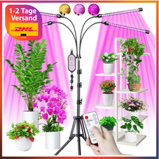 LED Pflanzenlampe mit 80 LEDs | Vollspektrum Licht | 360° Schwanenhals