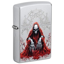 ZIPPO satiniert Reaper Skull