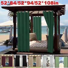 Outdoor Balkon Vorhange Wasserdicht Blickdicht Sonnenschutz Gardinen UV Schutz