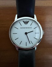 Emporio Armani - Damenuhr -Weißes Zifferblatt - AR 2003