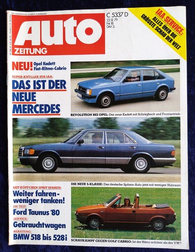 Auto zeitung 1979 vw - zeitung,