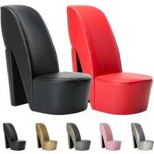 Schuhsessel Sessel Stuhl DESIGNER High Heel Relaxsessel Loungesessel Sitzmöbel