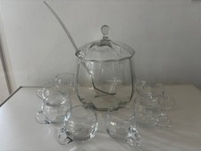 Bowle-Topf mit Deckel + 8