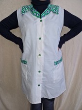 Nylon Dederon kittel schürze Vintage   Apron Gr.  42--Original 70er Jahre--