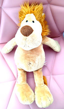 Nici Germany beige braun Löwe 15 Zoll Stofftier Plüsch Bettdecke Baby