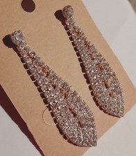 Strass Ohrstecker silberf