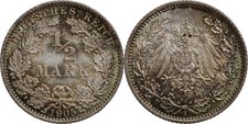 1/2 Mark 1905 A J. 16 Stgl.