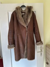 M 38 brauner Wildledermantel