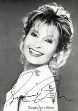 Ak Schauspielerin Susanne Uhlen, Portrait, Autogramm - 3953892