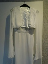 Hochzeitskleid, Brautkleid, Gr. 40/42 mit Bolero Farbe Weiß
