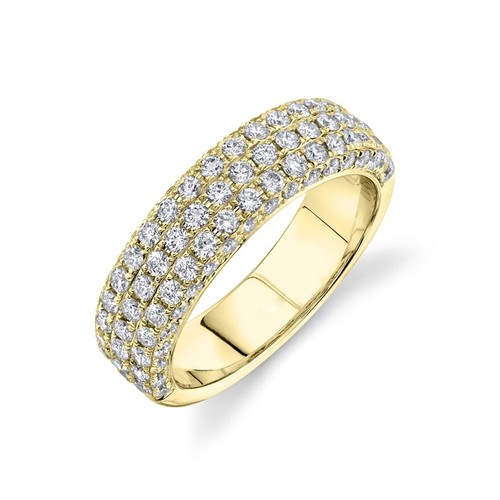 14k gelbgold pavé diamant - gelbgold,
