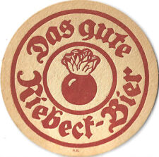 seltener alter VK Bierdeckel - Riebeck Brauerei - Leipzig (IMPRESSUM A.G.)