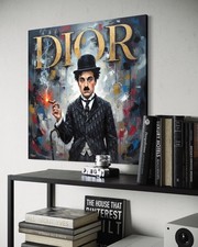 Charlie Chaplin Leinwand Bild