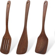 Pfannenwender Holz, 3 Set Holz