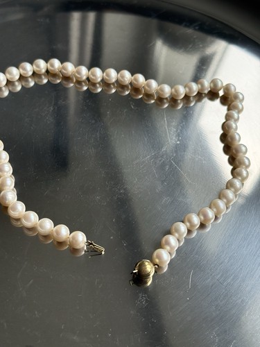 Perlenkette mit 585er