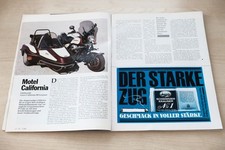 PS Sport Motorrad 01/1988 Moto Guzzi California III Gespann in einer seltenen Vo