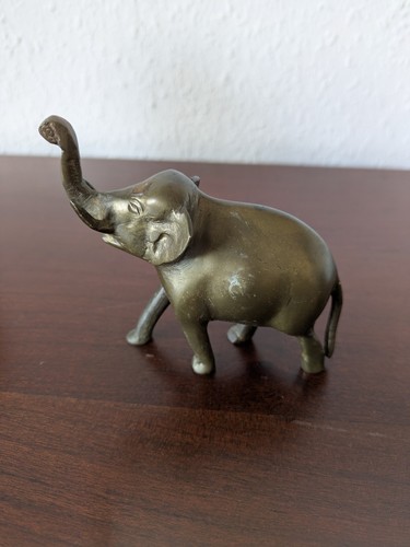 Messingelefant antik elefant - messingelefant,
