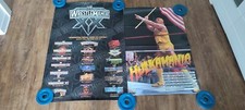 WWF WWE Wrestling Plakate Sammlung 90 er Jahre Hasbro Hulk Hogan Undertaker usw 
