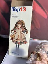 Künstlerpuppe Sammler Porzellan Puppe 40cm. Top 14 Ovp Neu Unbespielt Vintage