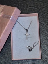 Schöne Kreuzkette 925 Silber