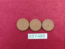 3x Münzen antik 2 Mark