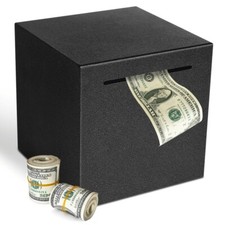 Matte Metall Sparschwein Spardose Sparbüchse Moneybox Sparbox Geschenk 15cm*15cm