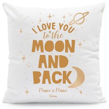 Bedrucktes Kissen mit Motiv "I