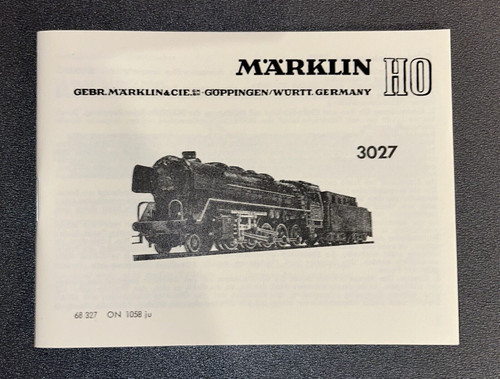 Für märklin 3027 - für, anleitung