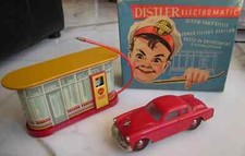 Distler Tankstelle mit Studebaker in OKT -  Western Germany um 1960