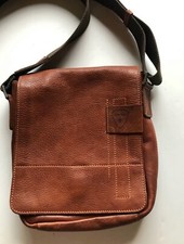NEU Schultertasche STRELLSON UPMINSTER Leder; Cognac; Vintage-Look NP: 149,99 €