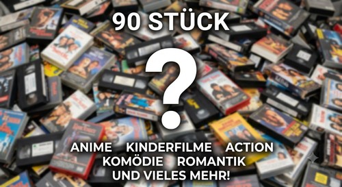 90x vhs videokassetten - vhs,