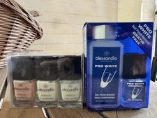 ALESSANDRO: French Maniküre, Pro White, Nagelpflege Set, 4x Nagellack &Entferner
