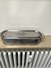 Edelstahl-Fischtopf mit Deckel