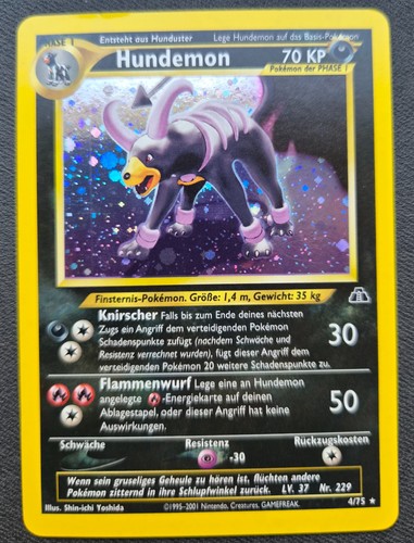 Hundemon neo discovery holo - 4,