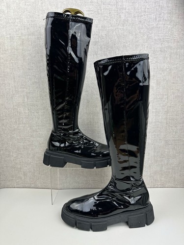 Zara schwarze glänzende