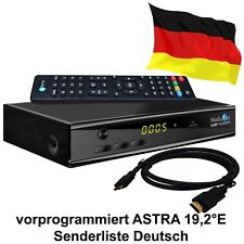 Sat Receiver MEDIAART- 4 bereit Deutsche Senderliste Full HD 1080P 2xUSB DVB-S2
