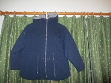 blaue Kinderjacke HUMMELSHEIM Gr. 134 Kapuze Unisex Outdoor Blau warm gefüttert