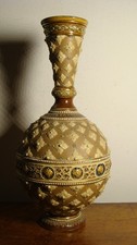 Alte Jugendstil Mettlach Vase