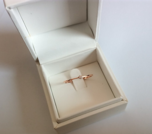 Ring antragsring echt rosegold - ring,