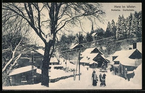 Ansichtskarte schierke harz - ansichtskarte, /harz