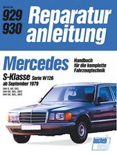 REPARATURANLEITUNG Mercedes S-Klasse W126 Reparatur/BUCH Handbuch Wartung book