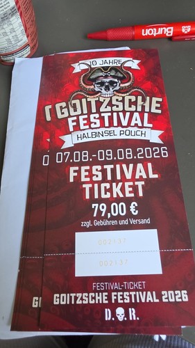 Goitzsche festival ticket - festival, 1x