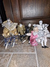 Puppensammlung Pierrot Porzellan 5 Stück