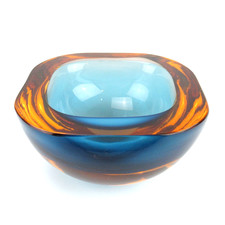 Murano glas aschenbecher - glas,